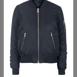 Excellent condition Top Shop Black Bomber Jacket